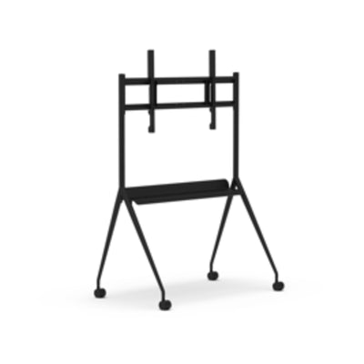 COMMBOX KMEB - KARTER ELEGANCE MOBILE STAND, FIXED HEIGHT FOR 55-86" OR UPTO 80KG DISPLAYS