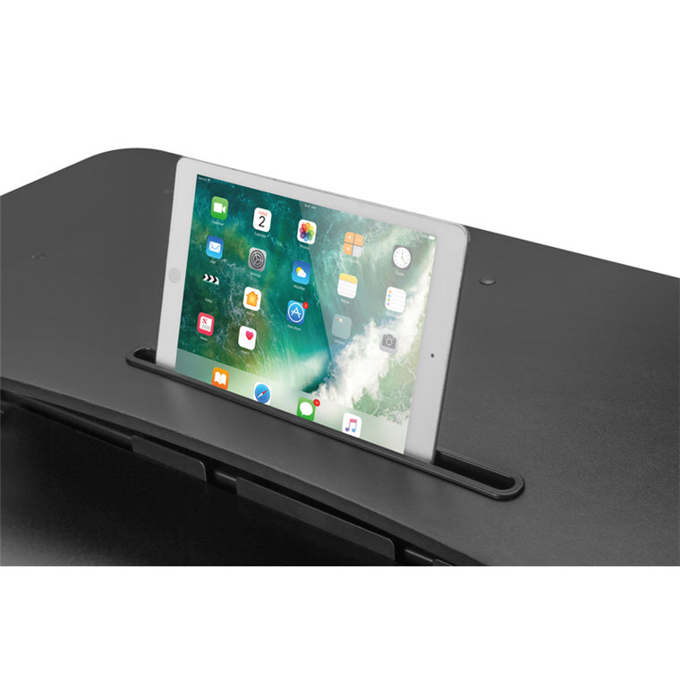 Digitus Ergonomic Height Adjust Workspace Riser - Sit/Stand - Black