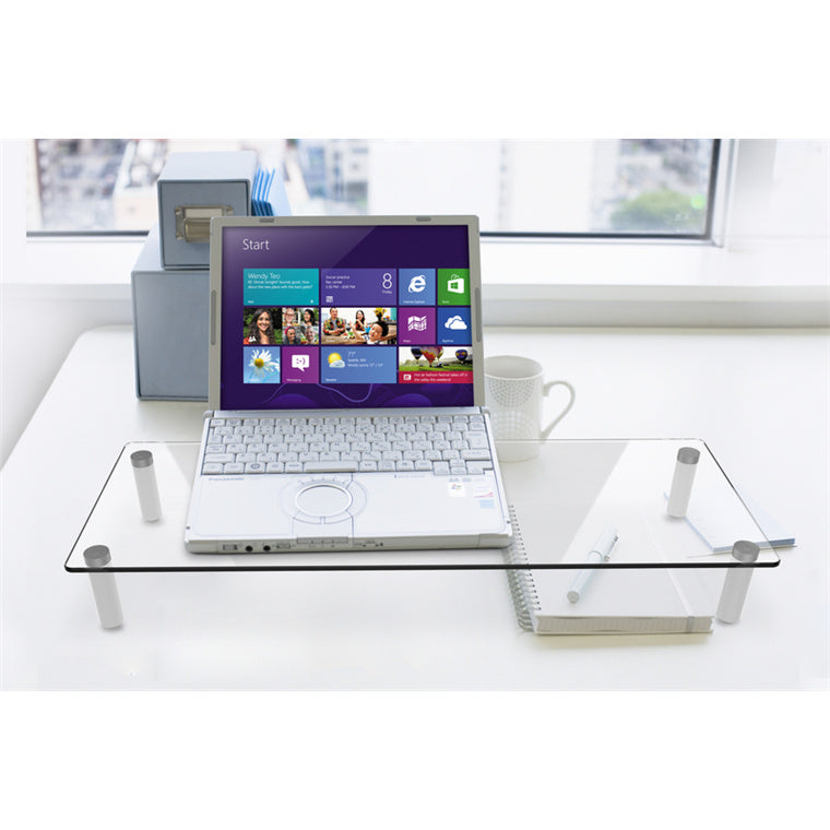 Digitus Ergonomic Tabletop Glass Monitor Riser