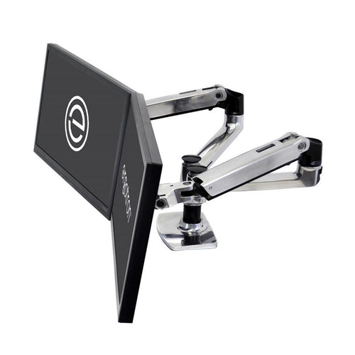 LX Dual Side by Side Arm MON DSK ALM