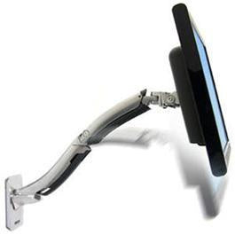 Ergotron 45-228-026 MX Wall Mount LCD Arm Polished Aluminium