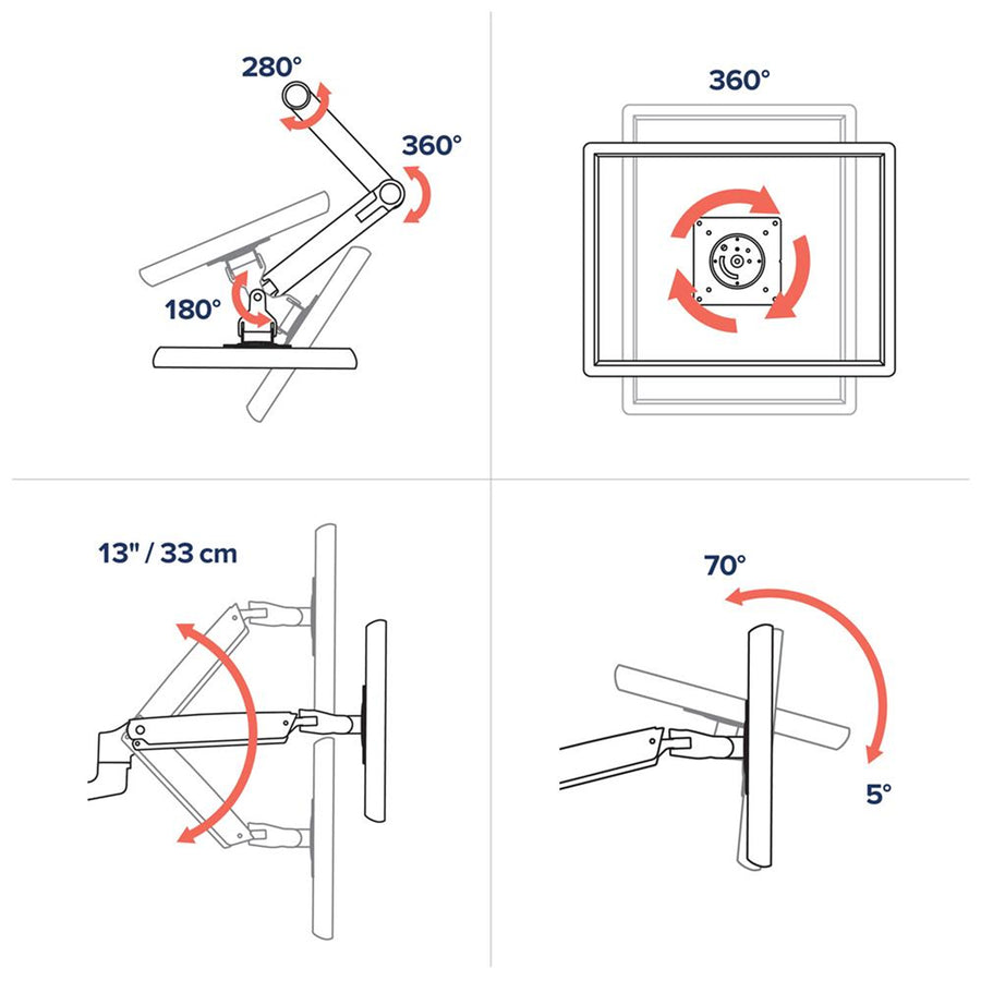 ERGOTRON 45-491-216 - LX SIDE BY SIDE NO MOUNT GROMMET WHITE