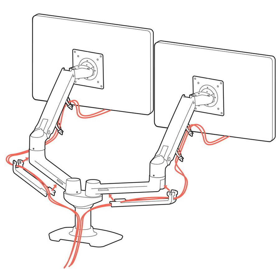 ERGOTRON 45-491-216 - LX SIDE BY SIDE NO MOUNT GROMMET WHITE
