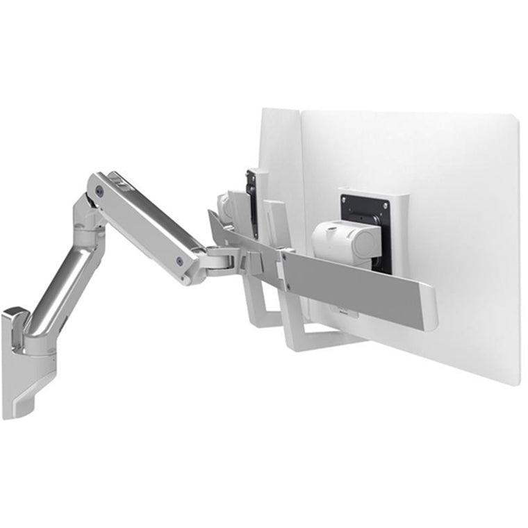 HX WALL DUAL MONITOR ARM POLISHED