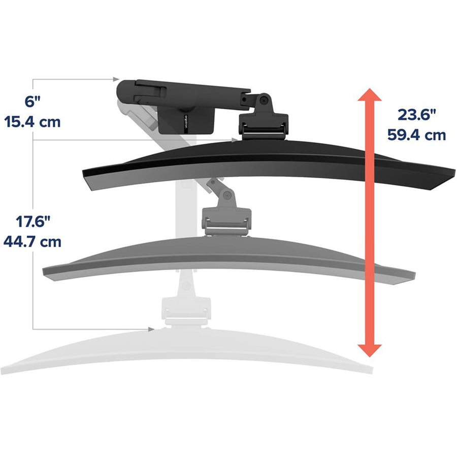 ERGOTRON HX DESK MONITOR ARM MATTE BLACK
