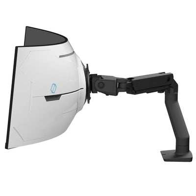 Ergotron 45-693-224 Mounting Arm for Monitor, Curved Screen Display - Black - 144.8 cm (57") Screen Support - 17.01 kg Load Capacity - 75 x 75, 100 x 100 - VESA Mount Compatible