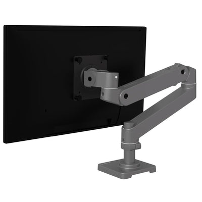 Ergotron 45-682-293 LX Pro Desk Monitor Arm (dark grey) - Height Adjustable- 1 Display Supported - 86.4cm (34") Screen Support - 9.98 kg Load Capacity - 100 x 100, 75 x 75 - VESA Mount Compatible - A