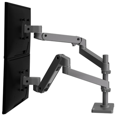 Ergotron 45-690-293 LX Pro Dual Stacking Arm Dark Grey