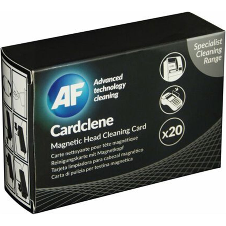 AF Cardclene Swipe / Entry Machine Cleaners - 20 Pack