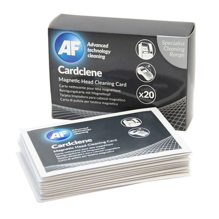 AF Cardclene Swipe / Entry Machine Cleaners - 20 Pack