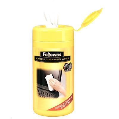 99703 - Fellowes Bildschirmreinigungstücher, Packung à 100 Stück