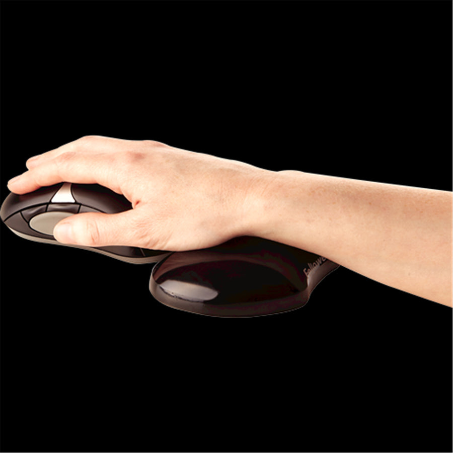 9112301 - Fellowes Gel Crystals Flex Rest Schwarz