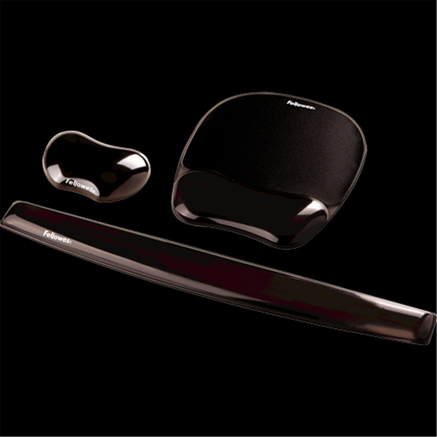 9112301 - Fellowes Gel Crystals Flex Rest Schwarz