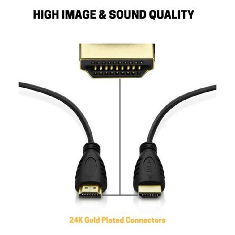Huanuo  HN-HC06-5  1.8 mtr HDMI Cable - 5 Piece Set
