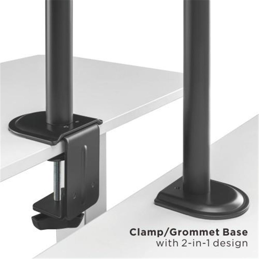 KONIC 17"-32" Eco Monitor Stand With Laptop Tray - Steel Articulating Arm - Weight Capacity 2-9kg - VESA 100x100 75x75