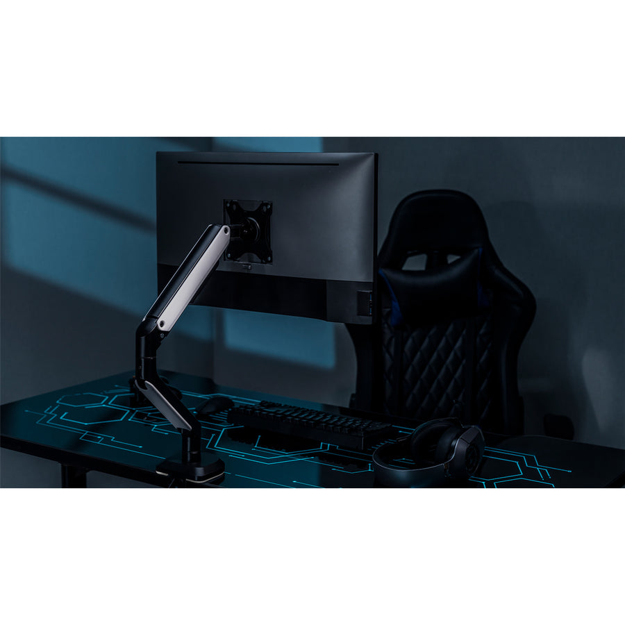 KONIC 17"-32" Single Monitor Stand - Weight Capacity 2-9kg - VESA 100x100 75x75 - Matte Black & White