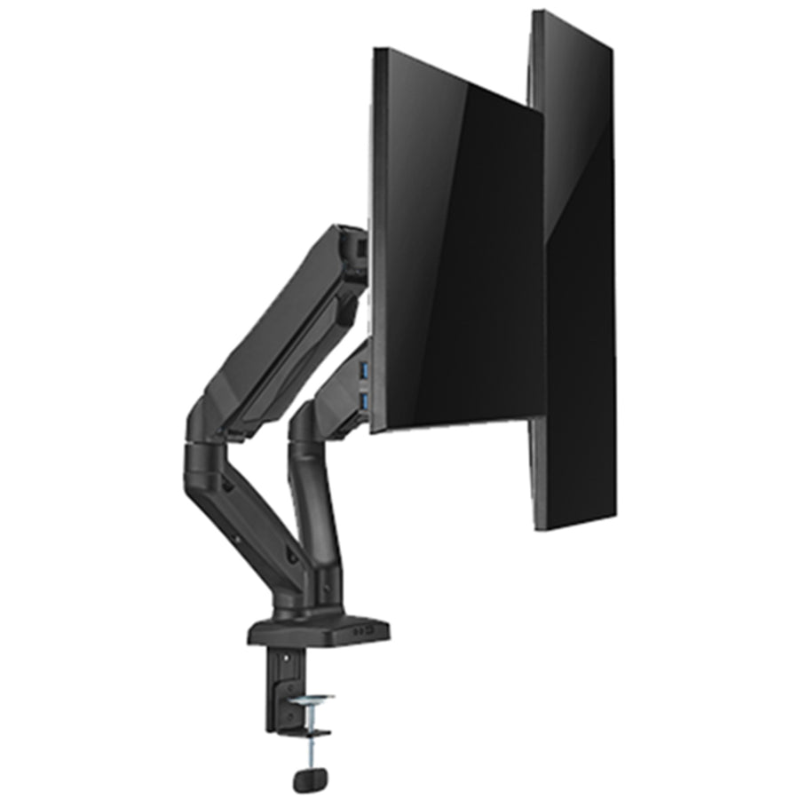 KONIC 17"-32" Eco Dual Monitor Stand - Spring Assisted Arm - Weight Capacity 2-9kg - VESA 100x100 75x75