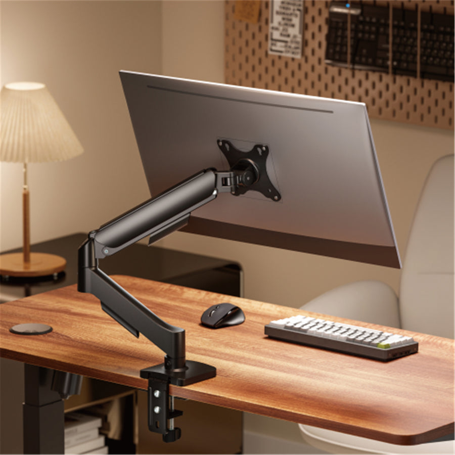 KONIC 17"-32" Eco Single Monitor Stand - Mechanical Spring Arm - Weight Capacity 2-9kg - VESA 100x100 75x75