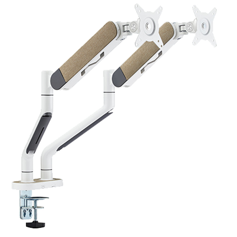KONIC 17"-35" Dual Monitor Stand - Spring Assisted Arm - Weight Capacity 2-11kg - VESA 100x100 75x75