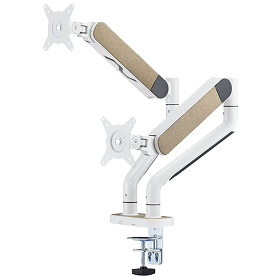 KONIC 17"-35" Dual Monitor Stand - Spring Assisted Arm - Weight Capacity 2-11kg - VESA 100x100 75x75