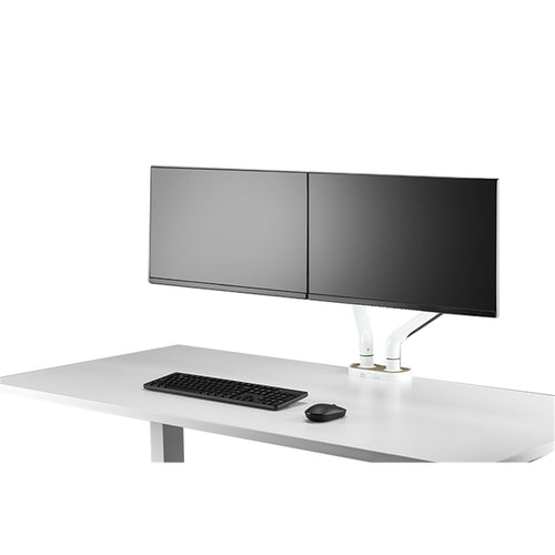 KONIC 17"-35" Dual Monitor Stand - Spring Assisted Arm - Weight Capacity 2-11kg - VESA 100x100 75x75