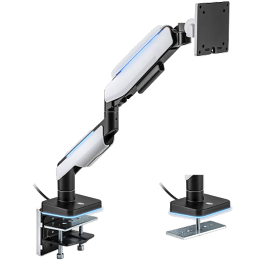 KONIC Single Heavy Duty Gaming Monitor Desk Stand - Fits Screen up to 49" - Weight Capacity 2-20kg -