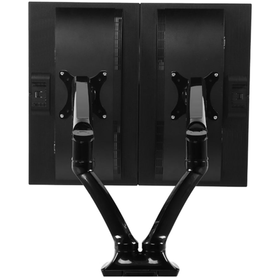 Loctek Pro Mount, 17"-30" Dual Gas Spring Monitor Stand - VESA 75 & 100mm - Max Load 5KG Per Arm - 5 Years Warranty