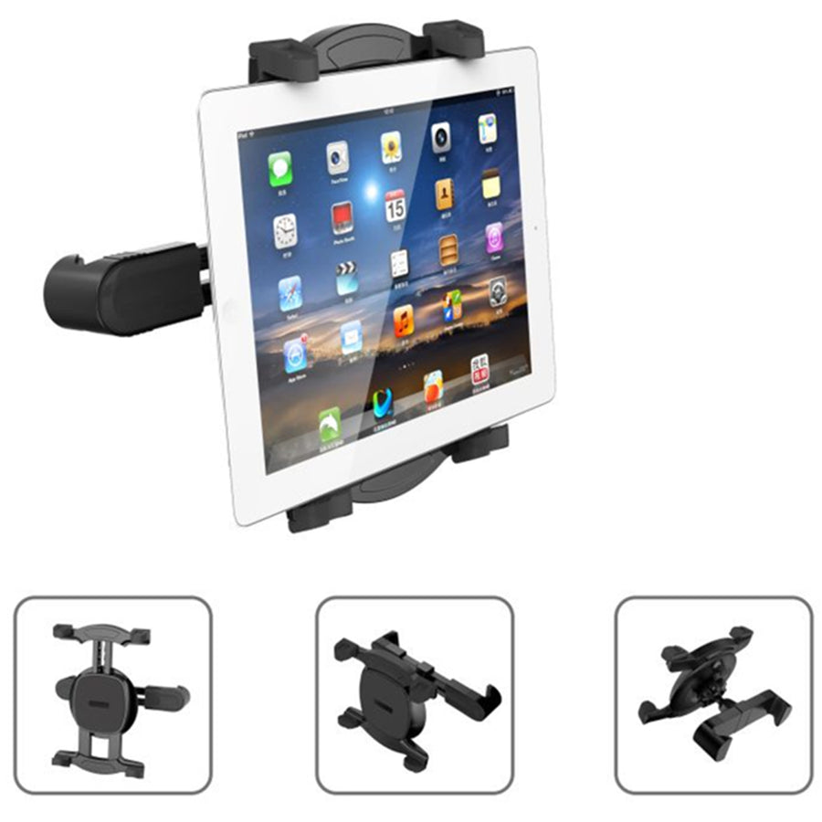 Loctek PAD618 7"-12" Tablet Backseat Car Headrest Mount Holder Compatible with iPad Galaxy Surface Tablet