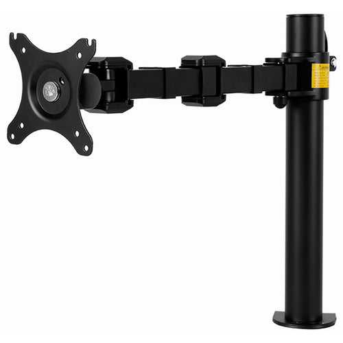 Loctek Eco Mount, 10"-30" Single Monitor Ergonomic Swivel Arm - VESA 75 & 100mm - Max Load 10KG - Swivel Adjust -85 -15deg - 5 Years Warranty