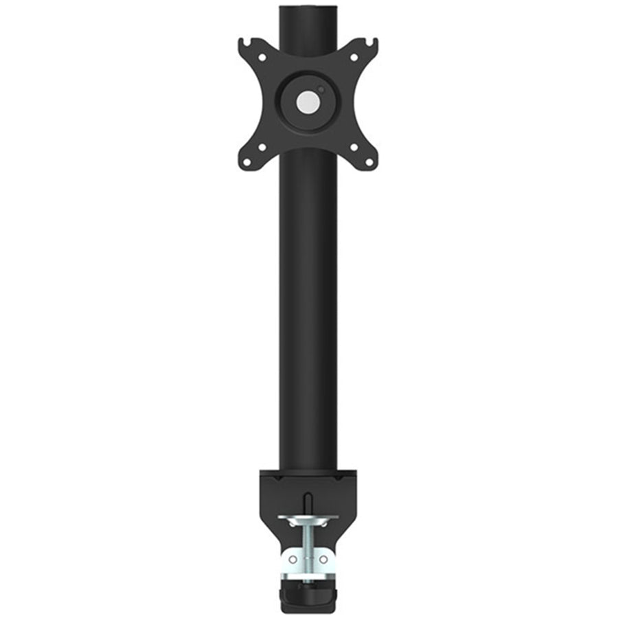 Loctek Eco Mount 10"-30" Single Monitor Stand, - Steel Tube Arm - Black - VESA 75 & 100mm - Height Adjust 200-360mm, - Max Load 10KG - Clamp Installation - 5 Years Warranty