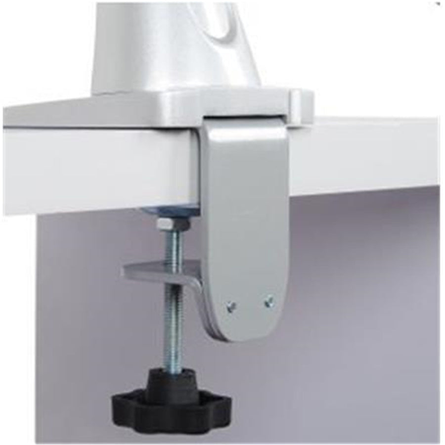 Loctek Pro Mount, 10"-30" Dual Gas Spring Monitor Stand - VESA 75 &100mm - Max Load 5KG - Clamp & Grommet Installation - 5 Years Warranty