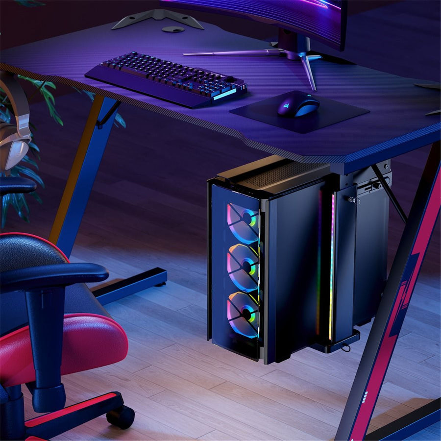 mbeat ACA-MNT-RGB01K - activiva RGB Ultra-Wide Adjustable Wall & Under-Desk Gaming PC Mount