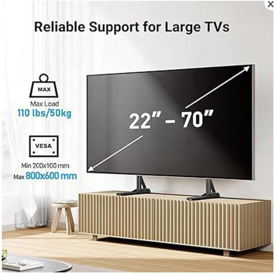 Perlesmith PSTVS01-2 TV Stand for 37-70 Inch Flat Screen, LCD TVs