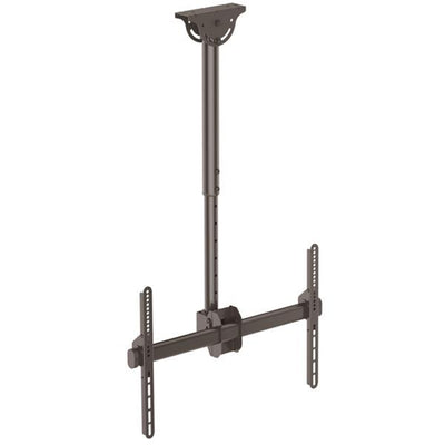 StarTech.com FPCEILPTBSP Ceiling TV Mount for up to 70in TV Steel-Ceiling TV Mount for VESA Mount TVs 37in to 70in (up to 110 lb./50 kg) - For Sloped or Level Ceilings