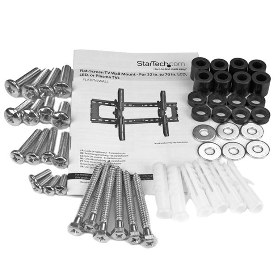 StarTech.com FLATPNLWALL FLAT-SCREEN TV WALL MOUNT - FOR 32IN TO 70IN LCD LED OR PLASMA TV
