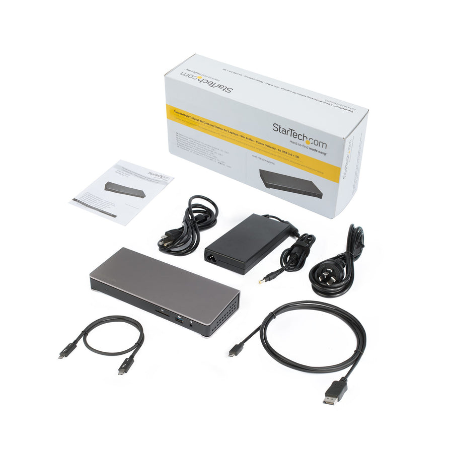 StarTech.com TB3DOCK2DPPD