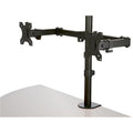 StarTech.com ARMDUAL2 Desk Mount Dual Monitor Arm - Desk Clamp / Grommet VESA Monitor Mount for up to 32 inch Displays - Ergonomic Articulating Monitor Arm - Height Adjustable/Tilt/Swivel/Rotating — image 1