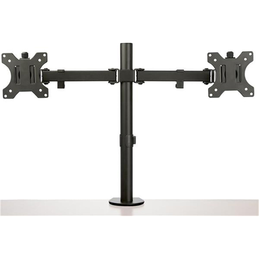 StarTech.com ARMDUAL2 Desk Mount Dual Monitor Arm - Desk Clamp / Grommet VESA Monitor Mount for up to 32 inch Displays - Ergonomic Articulating Monitor Arm - Height Adjustable/Tilt/Swivel/Rotating