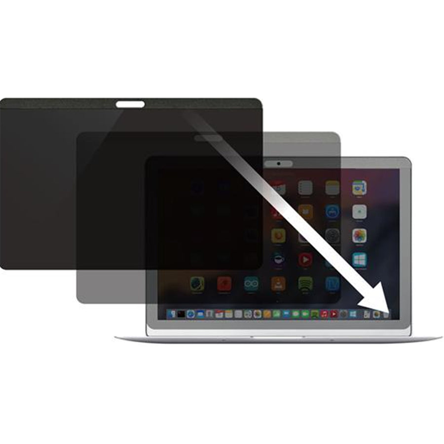 StarTech.com PRIVSCNMAC15 Laptop Privacy Screen for 15 inch MacBook Pro & MacBook Air - Magnetic Removable Security Filter - Blue Light Reducing Screen Protector 16:10 - Matte/Glossy - +/-30 Degree