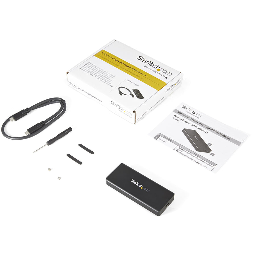 Enclosure - M.2 NVMe PCIe SSD - USB-C
