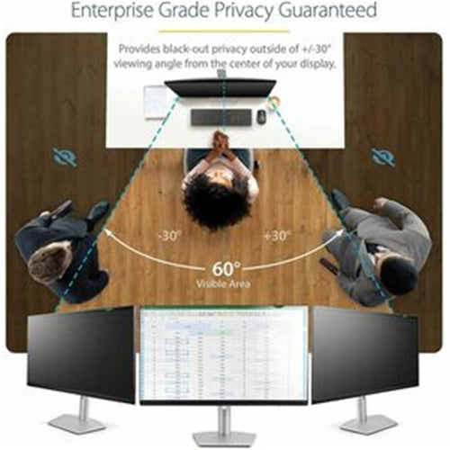 StarTech.com PRIVSCNMON32 32 inch Monitor Privacy Screen Filter Widescreen Computer Monitor Security Filter, Blue Light Reducing Screen Protector - For 81.3 cm (32") Widescreen LCD Monitor - 16:9 - Dust Resistant, Debris Resistant - Plastic