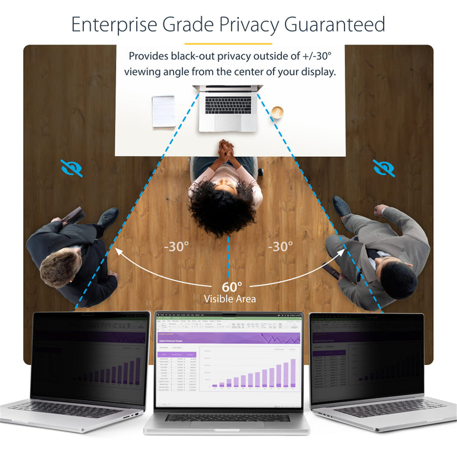 StarTech.com 142MM-PRIVACY-SCREEN 14in MacBook Pro Laptop Privacy Screen