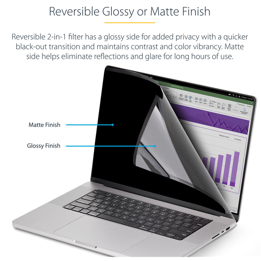 StarTech.com 142MM-PRIVACY-SCREEN 14in MacBook Pro Laptop Privacy Screen