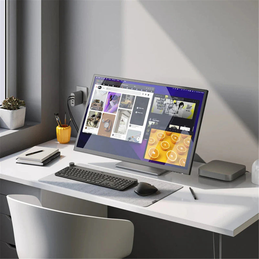 Alogic Clarity Fold 32C4KPDTF 32" UHD 4K Touch Screen with 65W PD , Webcam and Fold Stand