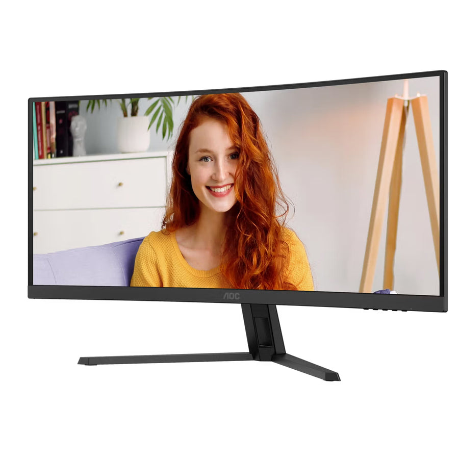 AOC  CU34B3E 34" WQHD Curved 120Hz Ultrawide Monitor With 5 Years Warranty