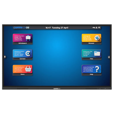 COMMBOX 98" 4K UHD INTERACTIVE CLASSIC DISPLAY (S4), 40-PT TOUCH, ANDROID 11, 5
