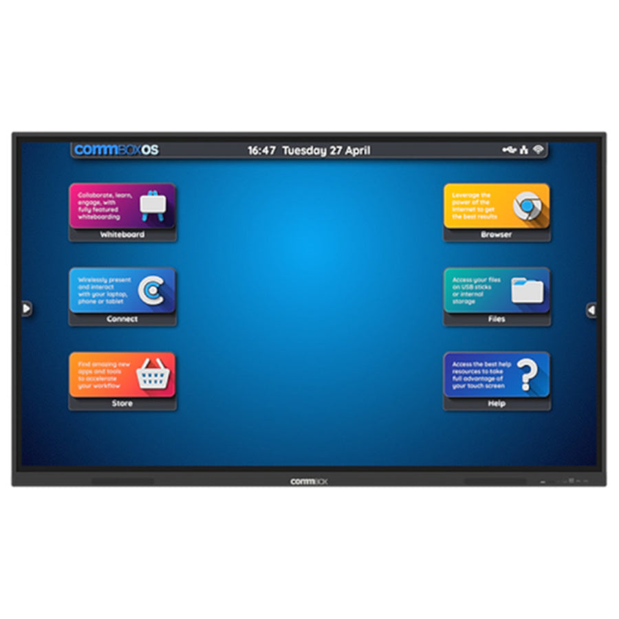 COMMBOX 98" 4K UHD INTERACTIVE CLASSIC DISPLAY (S4), 40-PT TOUCH, ANDROID 11, 5