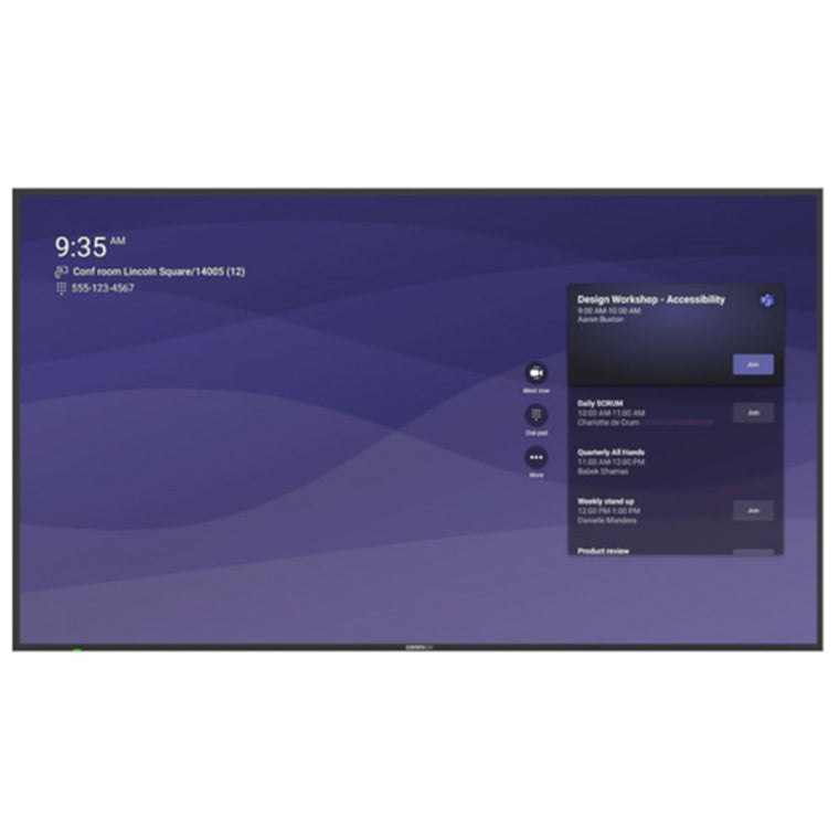CBD65MR - COMMBOX 65" MEETING ROOM 400 NITS DISPLAY,24/7 HDMI,VGA,WALL BRACKET,5YR