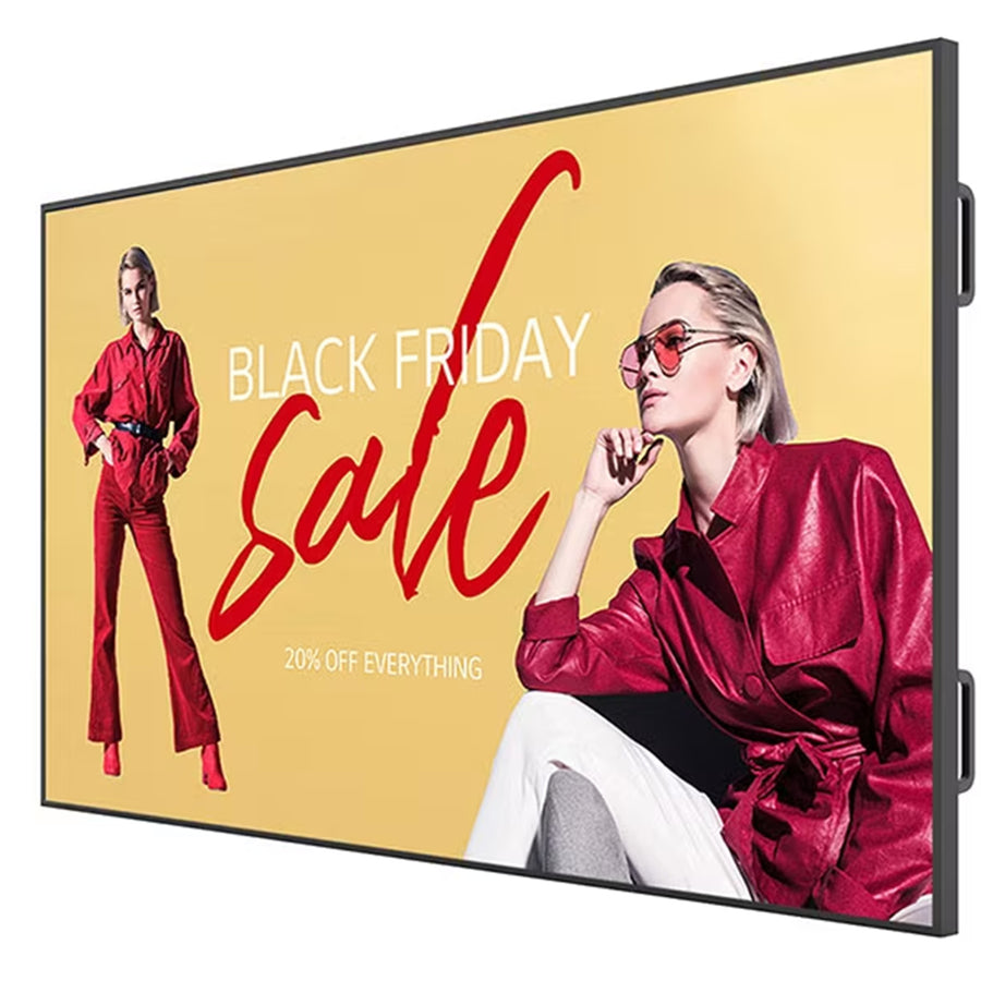 LG 110UM5K-B 110" UHD Digital Signage Display - 16x7 , 500nit ,  Speaker ,   Landscape , ( Damage box unit for clearance , no back order )