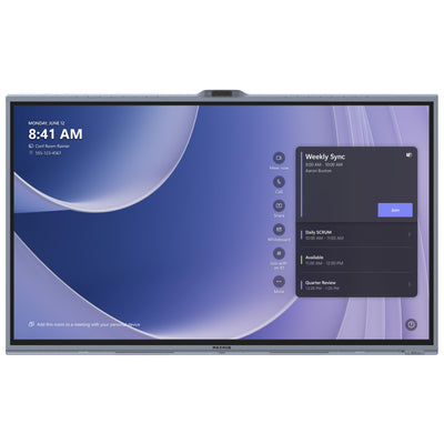 Maxhub CVTE MAXHUB XBoard V7 series V555T 55" Microsoft Teams Rooms Interactive Touch Display Screen size: 55" 4K Resolution display 50MP Dual camera system 16-mic array, 15m pick up range IR recognition, 50 points touch 2 x 10W speaker + 20W subwoofer...